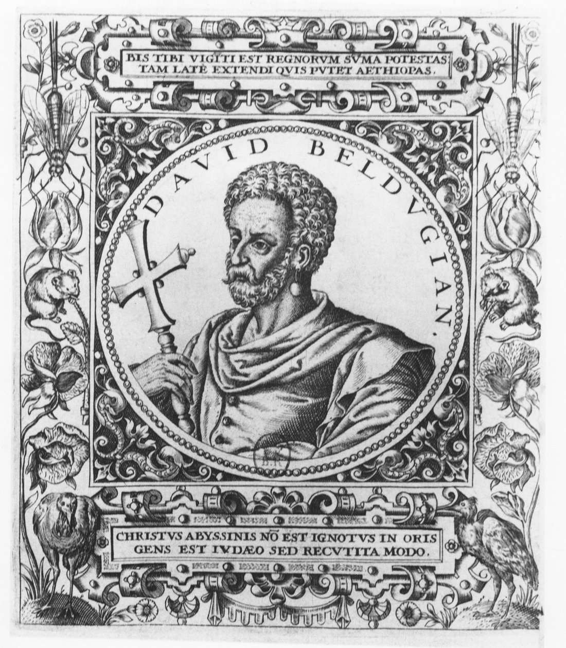 David Beldugian, Kaiser von Abessinien von Theodore de Bry