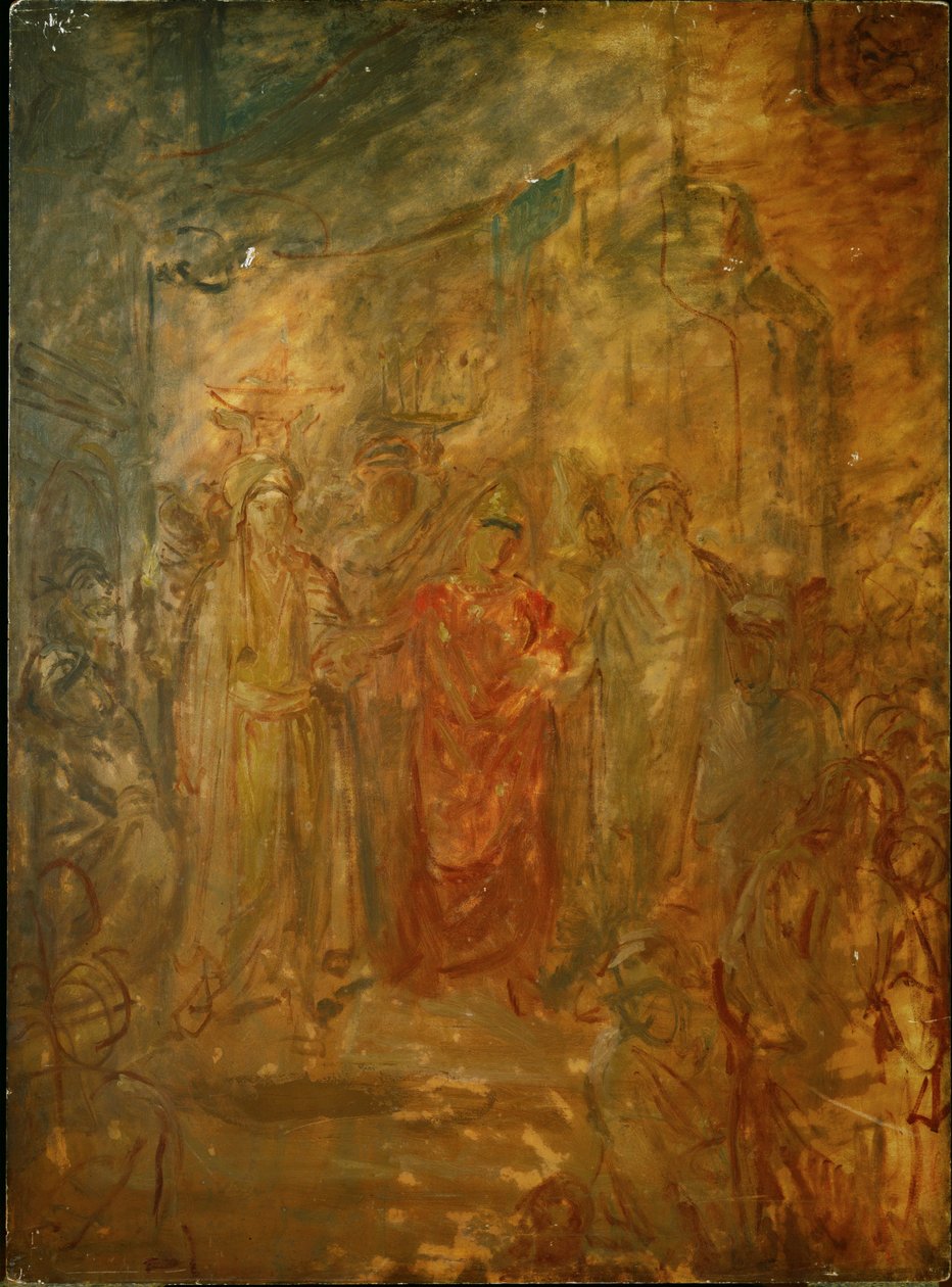 Jüdische Hochzeit in Constantine, Algerien von Théodore Chassériau