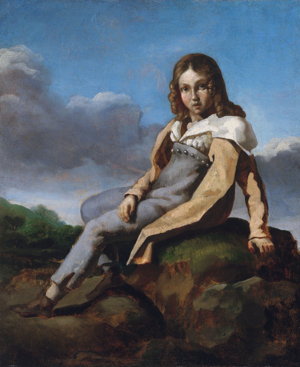 Alfred Dedreux (1810–1860) als Kind von Theodore Gericault