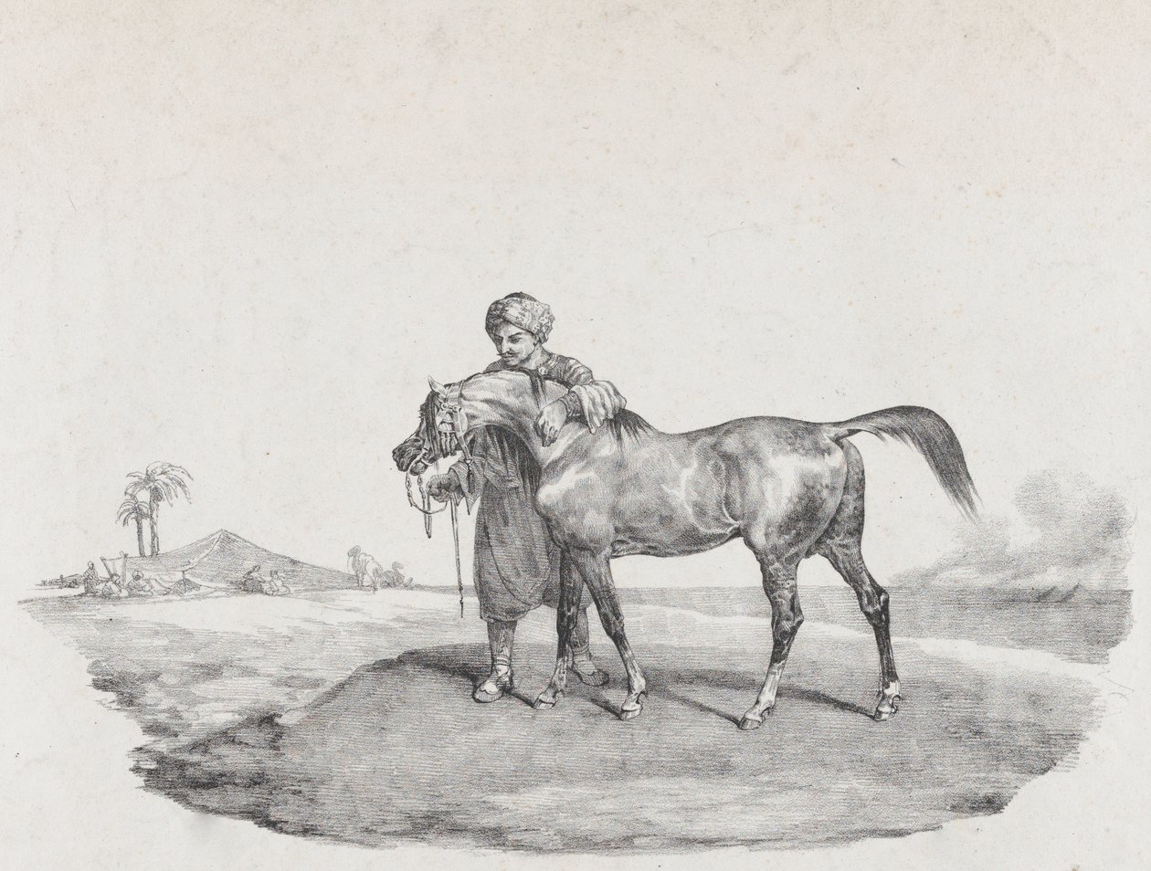 Ein arabisches Pferd von Theodore Gericault