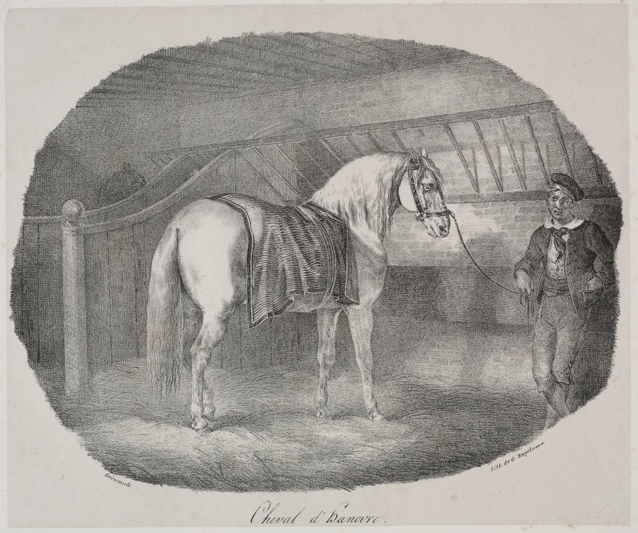 Pferd aus Hannover von Theodore Gericault