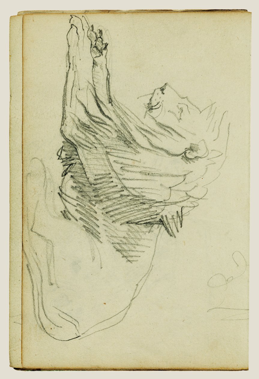 Sitzender Löwe von Theodore Gericault