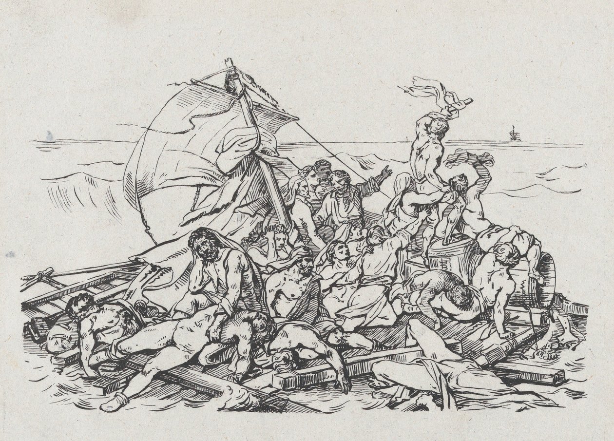 Schiffbruch der Meduse, 1820 von Theodore Gericault