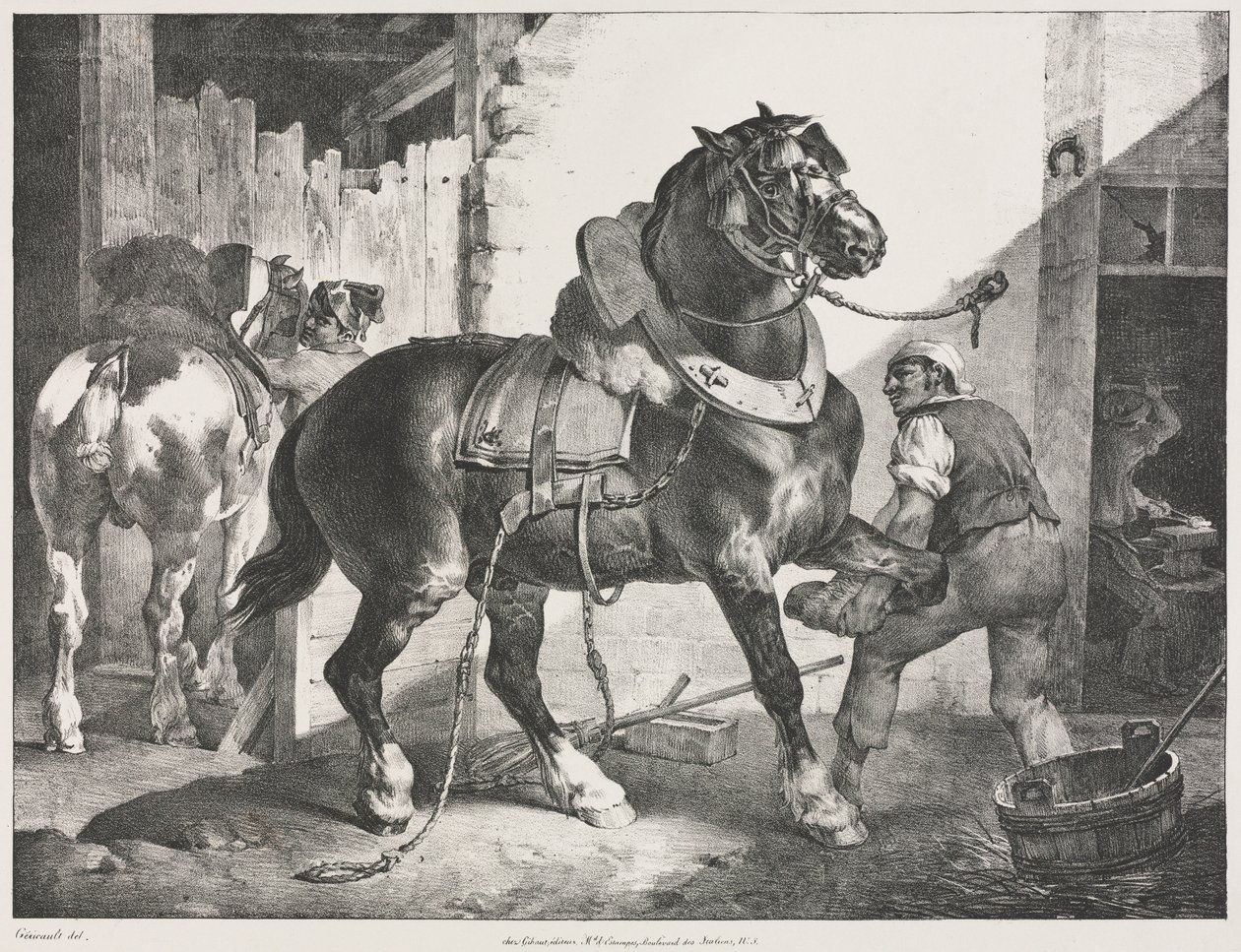 Der französische Schmied von Theodore Gericault