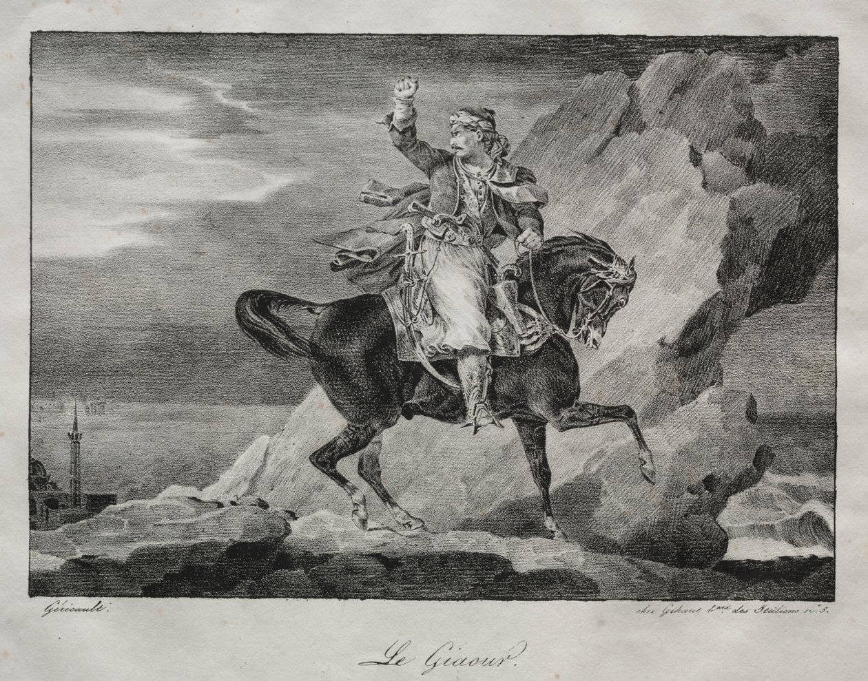 Der Giaour, 1820 von Theodore Gericault