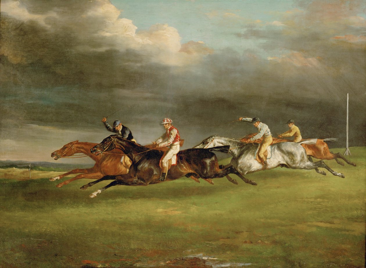 Das Derby in Epsom von Theodore Gericault