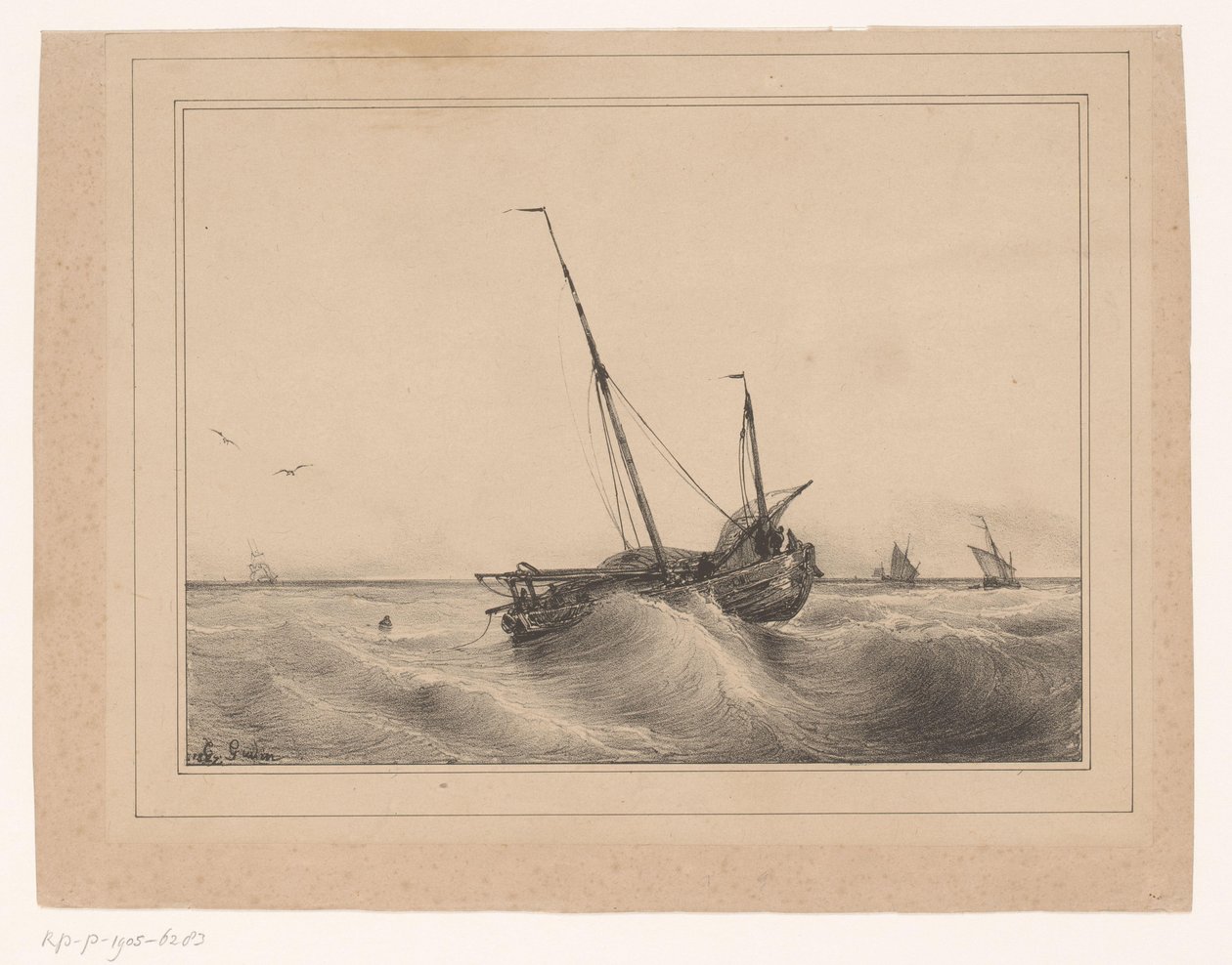 Meeresansicht von Theodore Gudin