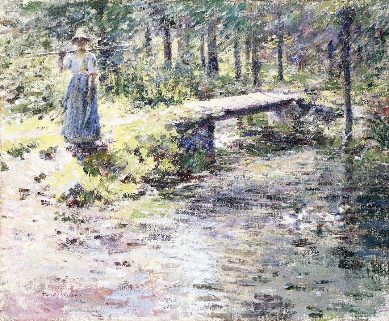 Die kleine Brücke von Theodore Robinson