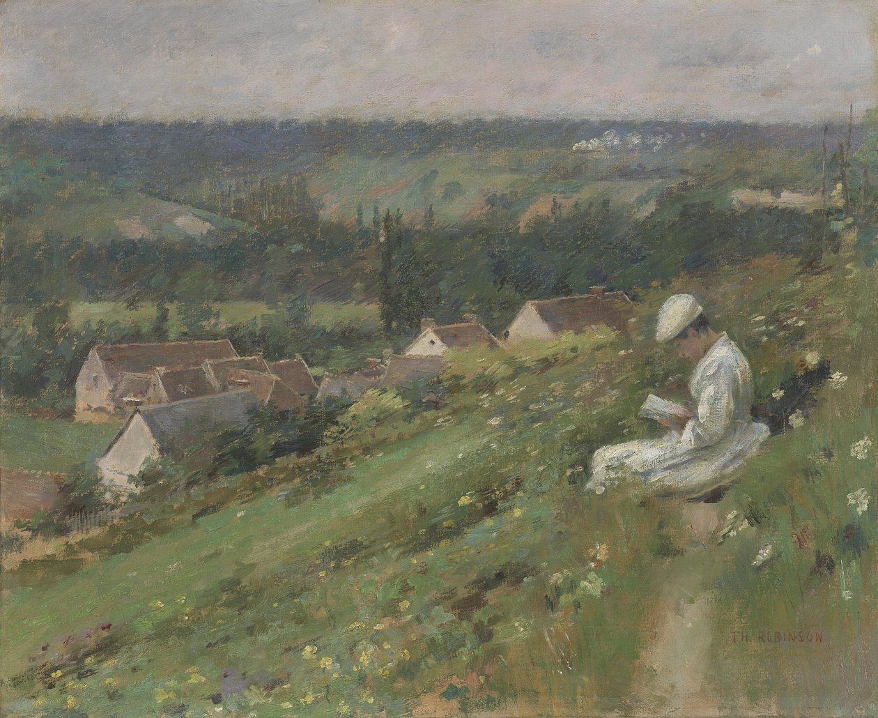 Das Tal von Arconville, ca. 1887 von Theodore Robinson