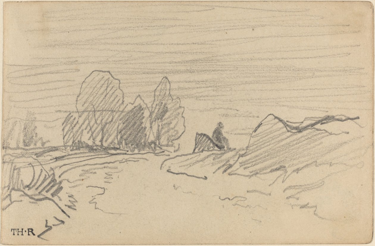 Landschaft I von Theodore Rousseau