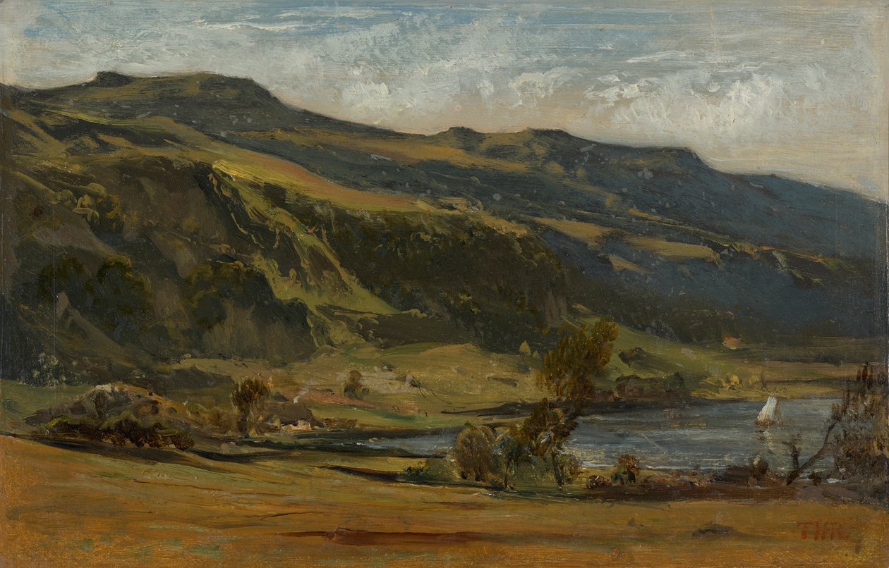 Landschaft in der Auvergne von Theodore Rousseau