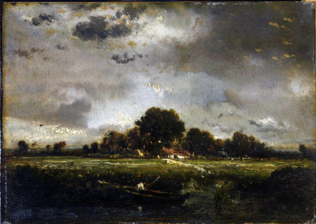 Der kleine Fischer von Pierre Etienne Theodore Rousseau