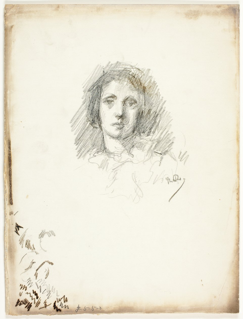 Porträtkopf von Theodore Roussel