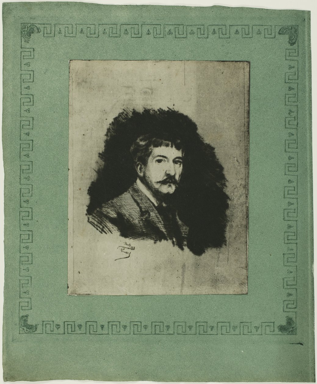 Selbstporträt von Theodore Roussel