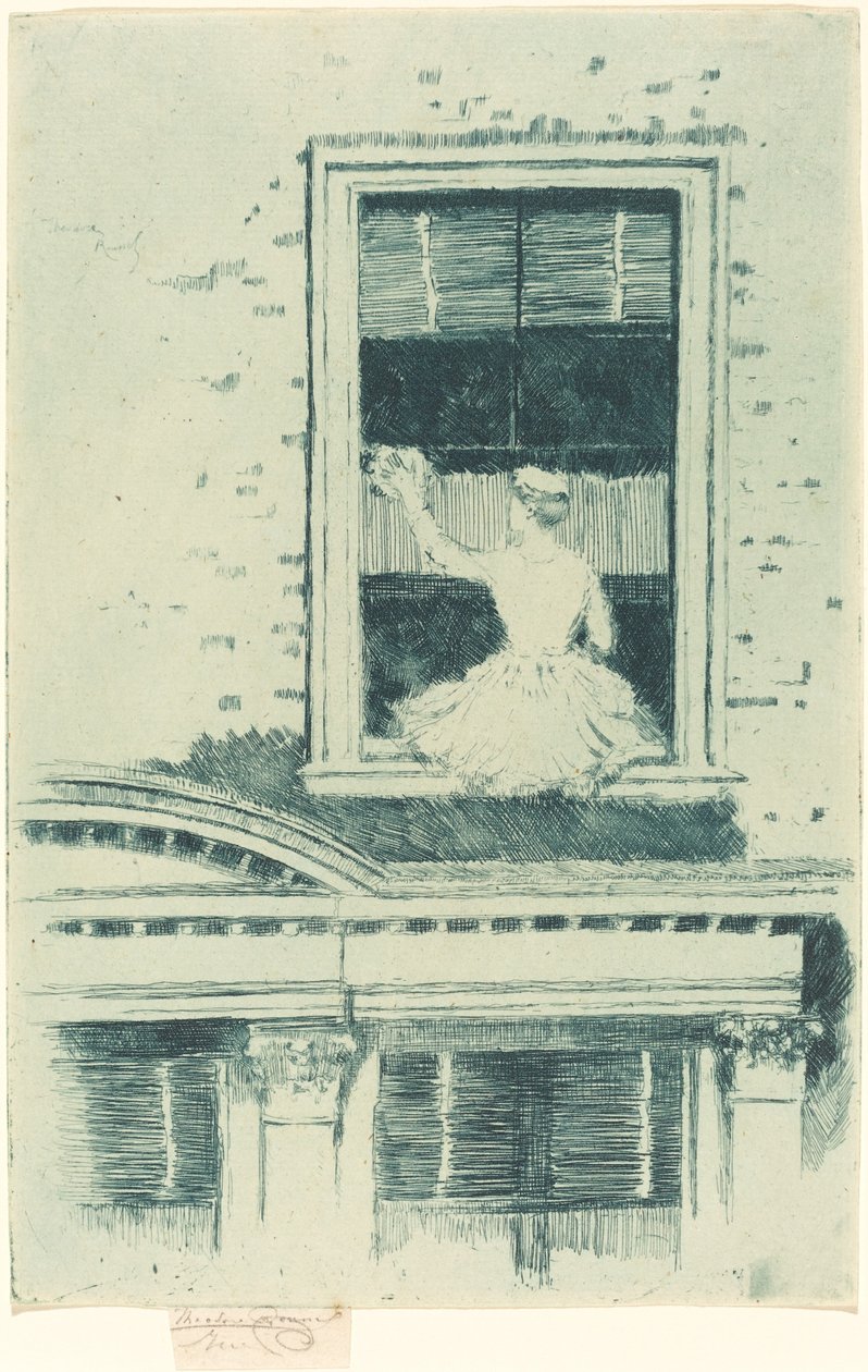 Der Fensterputzer von Theodore Roussel