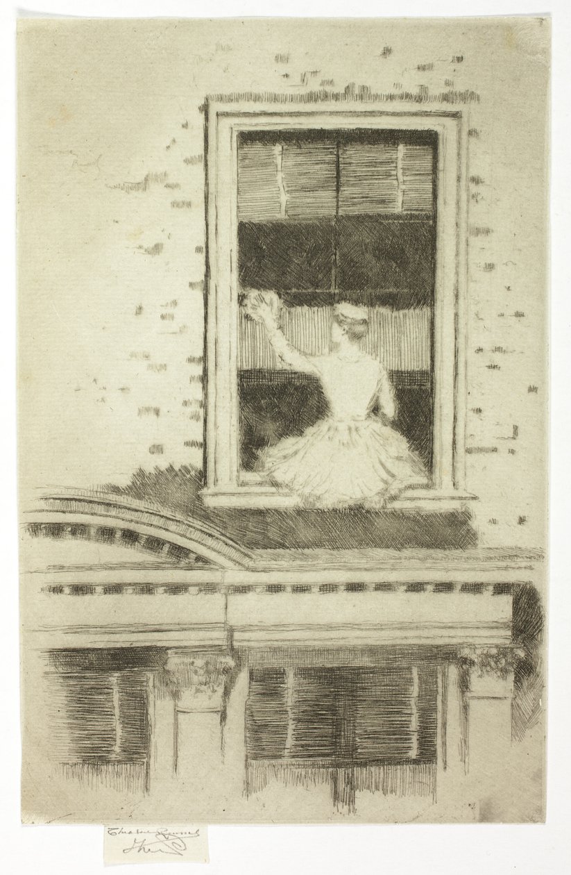 Der Fensterputzer von Theodore Roussel