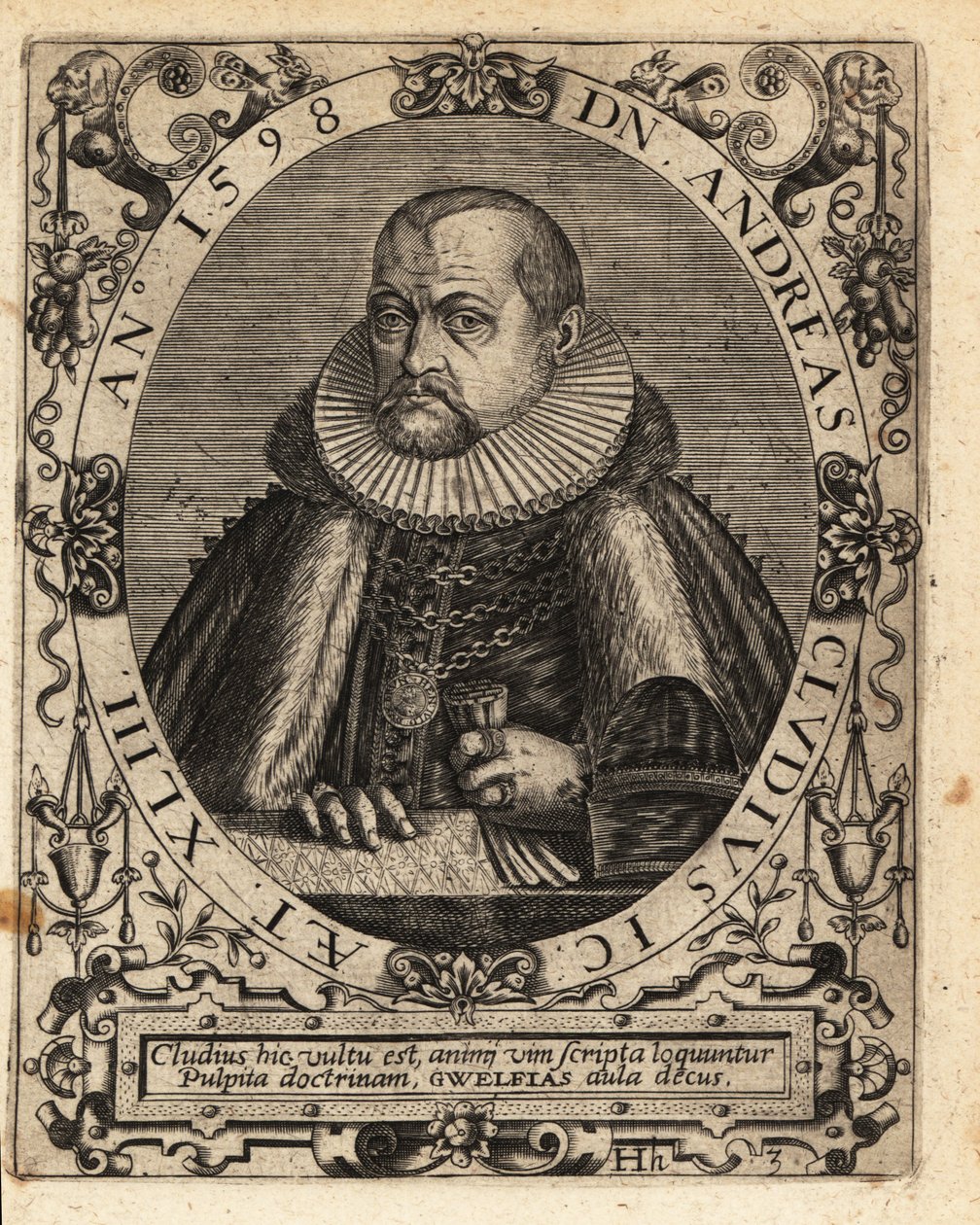 Andreas Cluten, deutscher Jurist von Theodore de Bry
