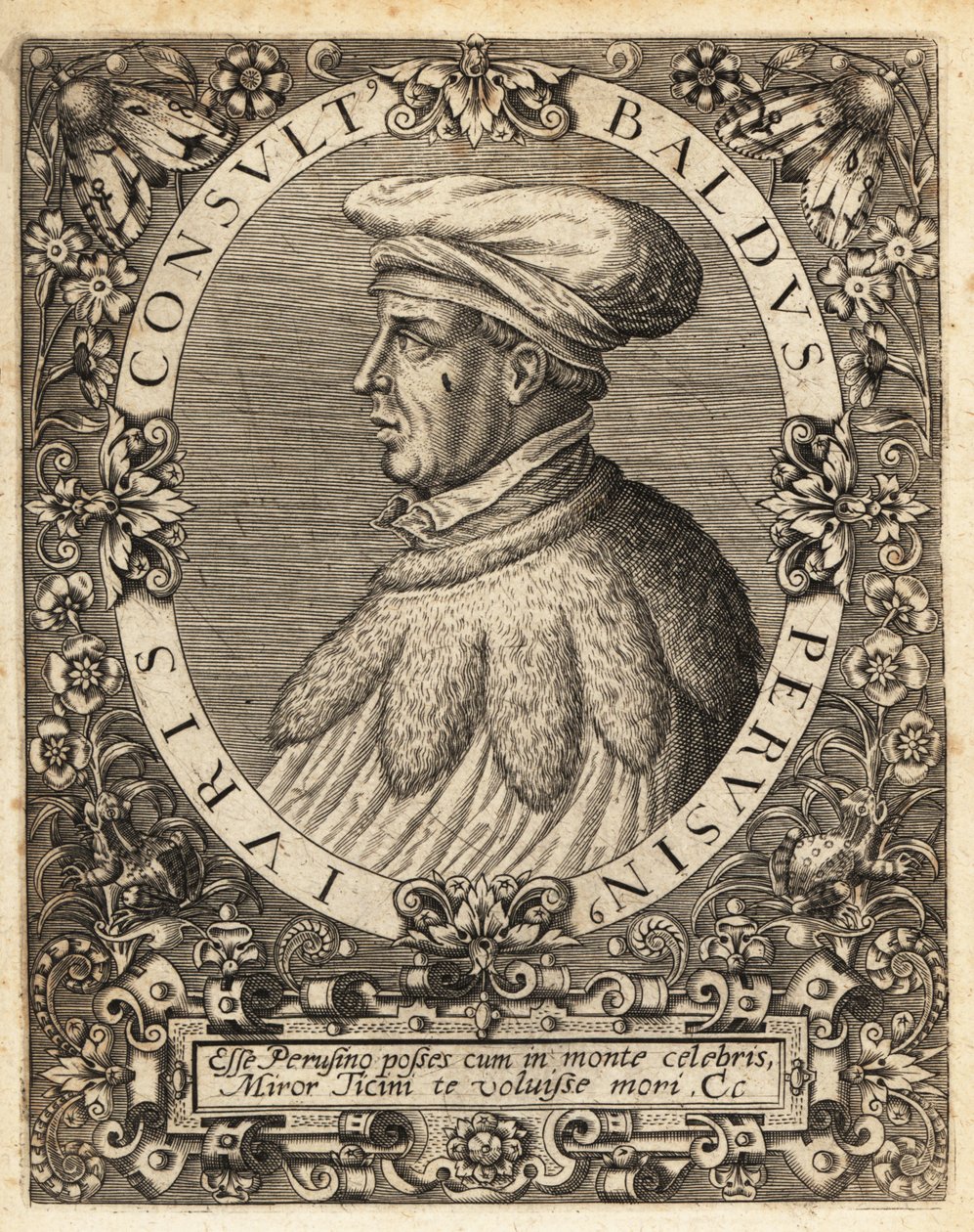 Baldus de Ubaldis von Theodore de Bry
