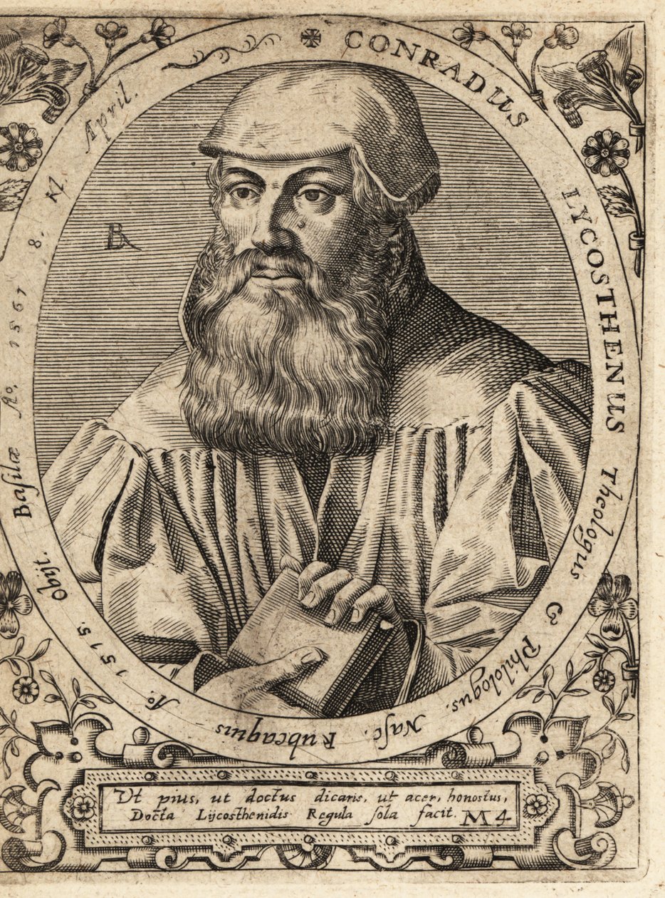 Conrad Lycosthenes von Theodore de Bry