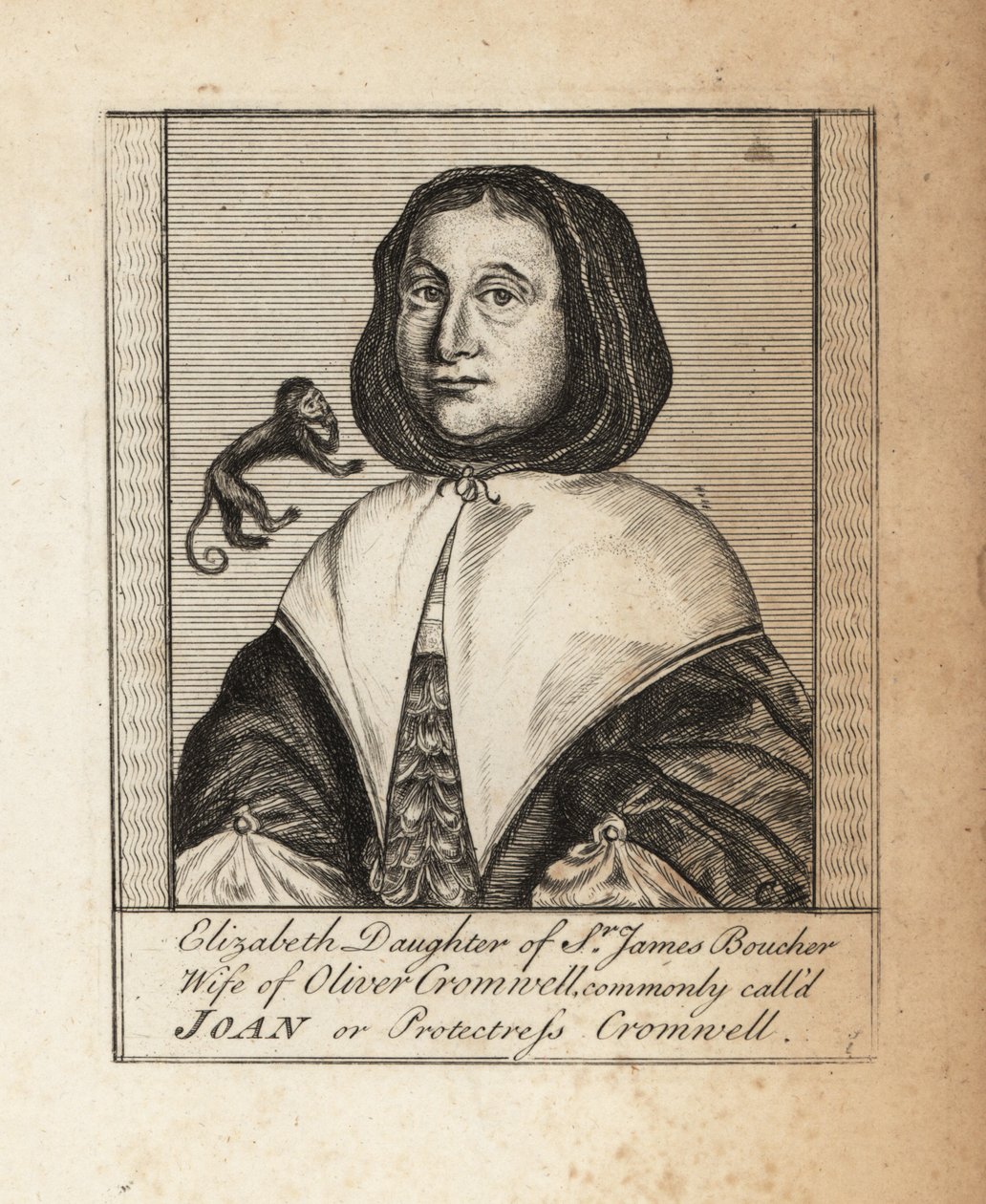 Elizabeth Cromwell von Theodore de Bry