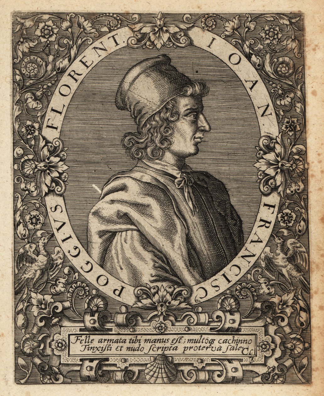 Gian Francesco Poggio Bracciolini von Theodore de Bry