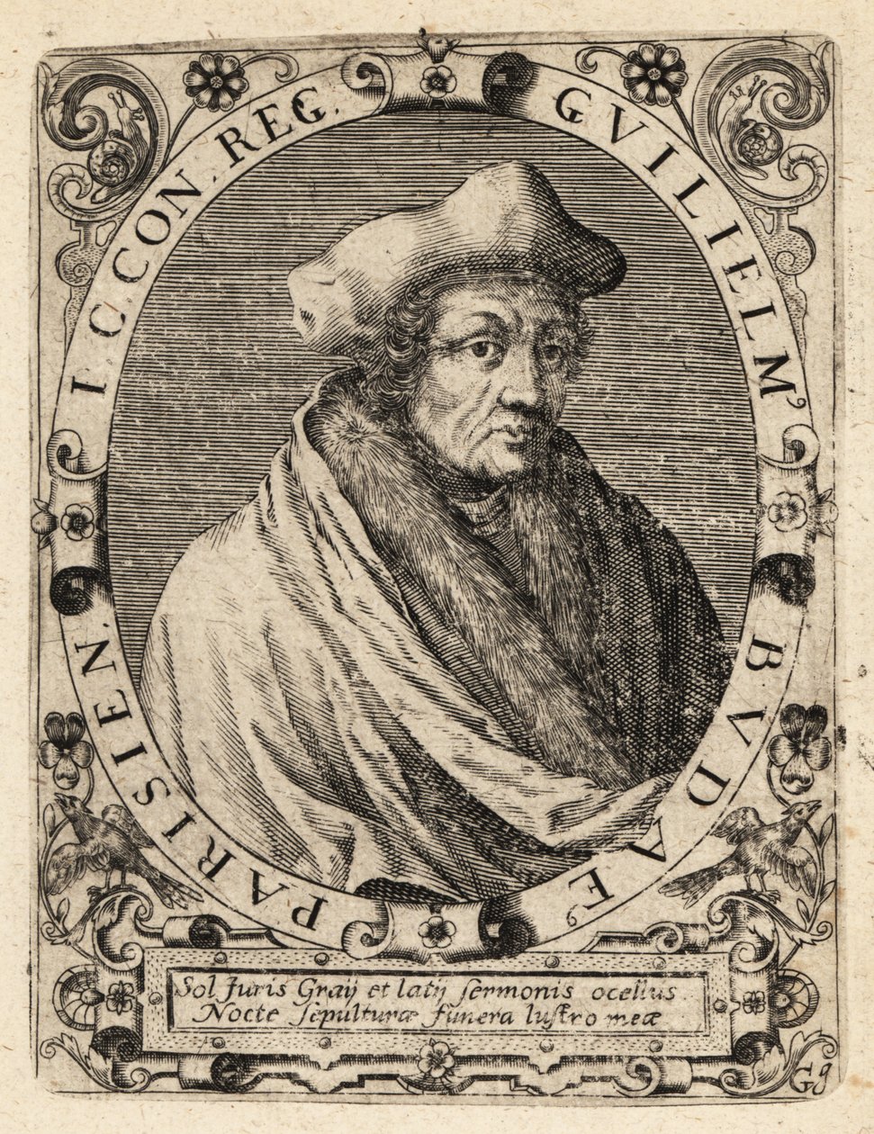 Guillaume Budé von Theodore de Bry