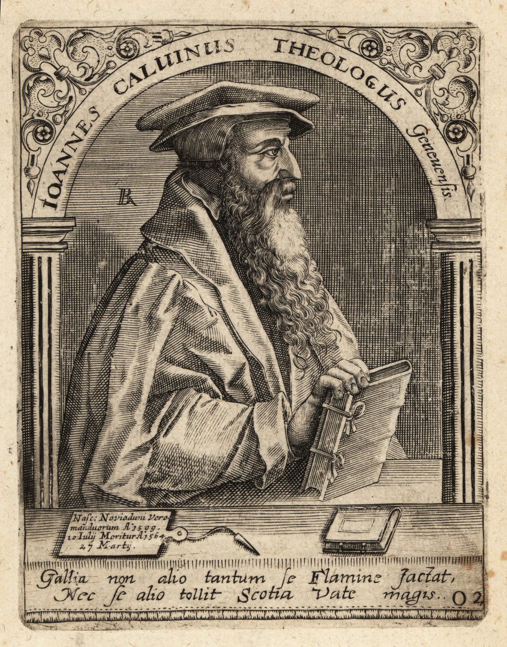 Jean Calvin von Theodore de Bry
