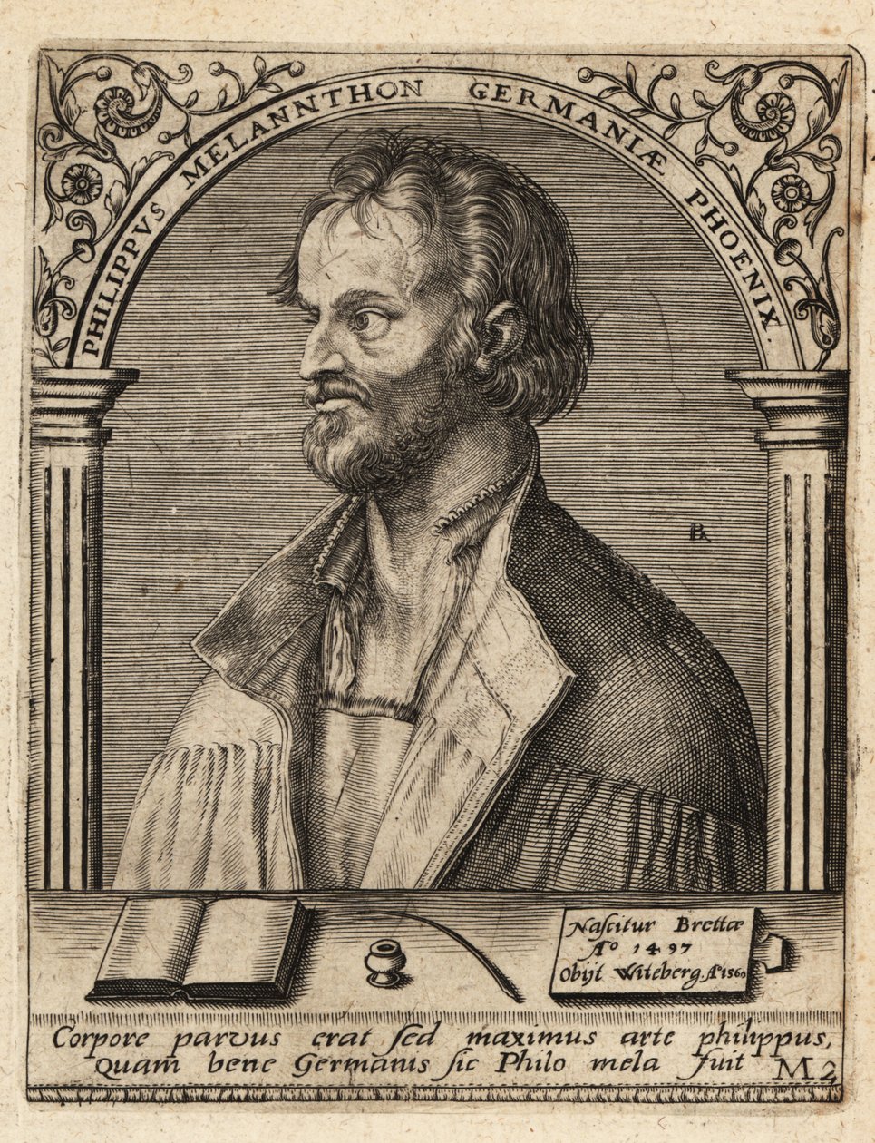 Philipp Melanchthon von Theodore de Bry