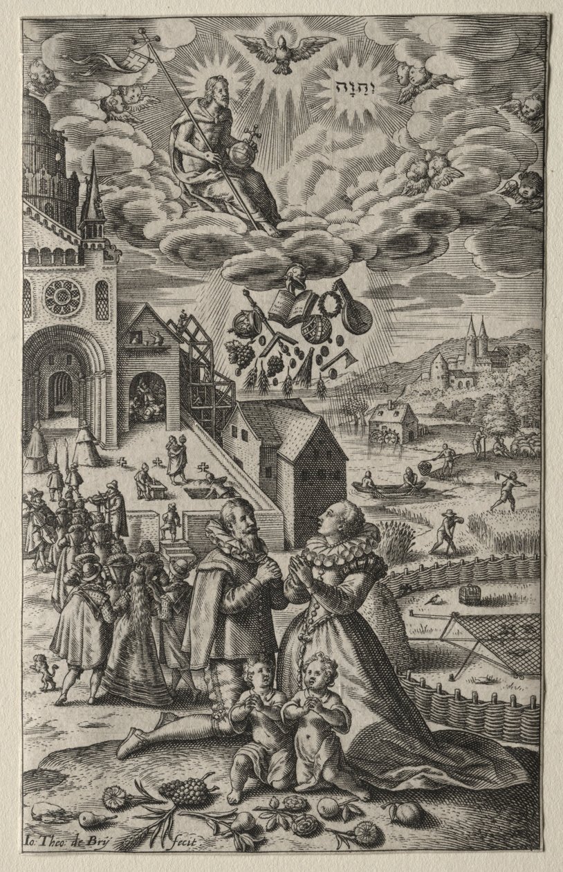 Gebet von Theodore de Bry