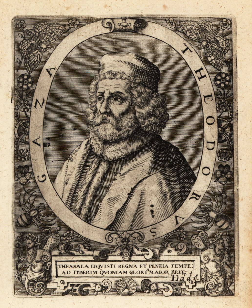 Theodore Gazis, griechischer Humanist von Theodore de Bry