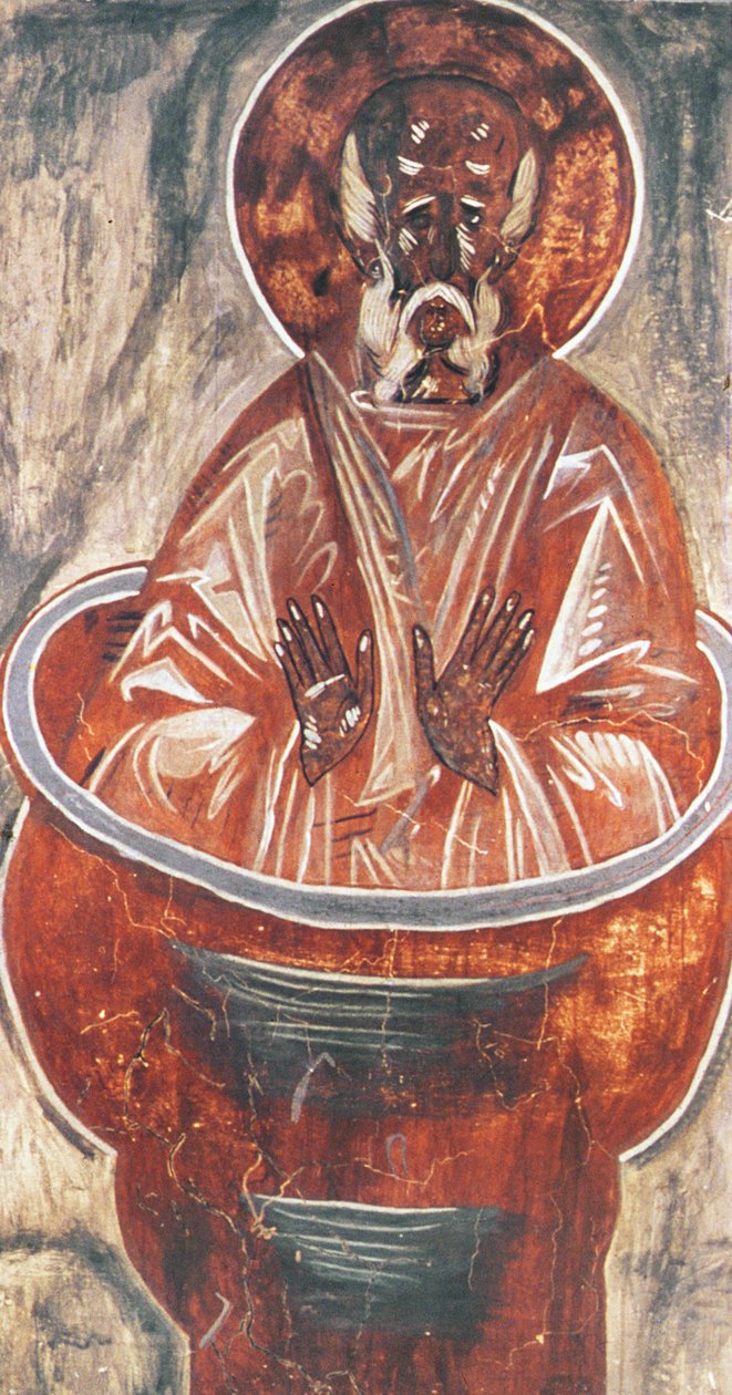 Stylite, 1378 von Theophanes the Greek