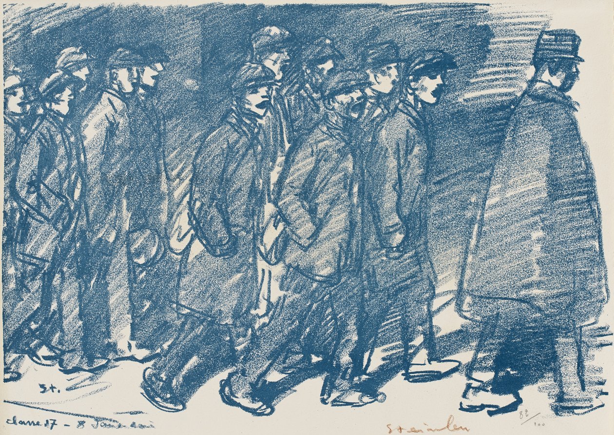 Ohne Titel, späte 19. Jahrhundert von Théophile Alexandre Steinlen