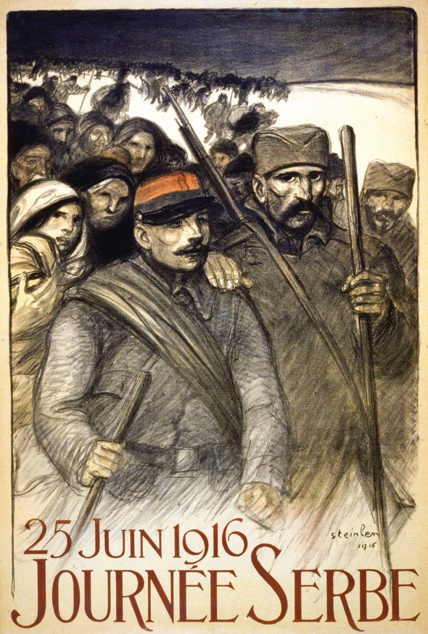 Serbischer Tag, 25. Juni von Théophile Alexandre Steinlen