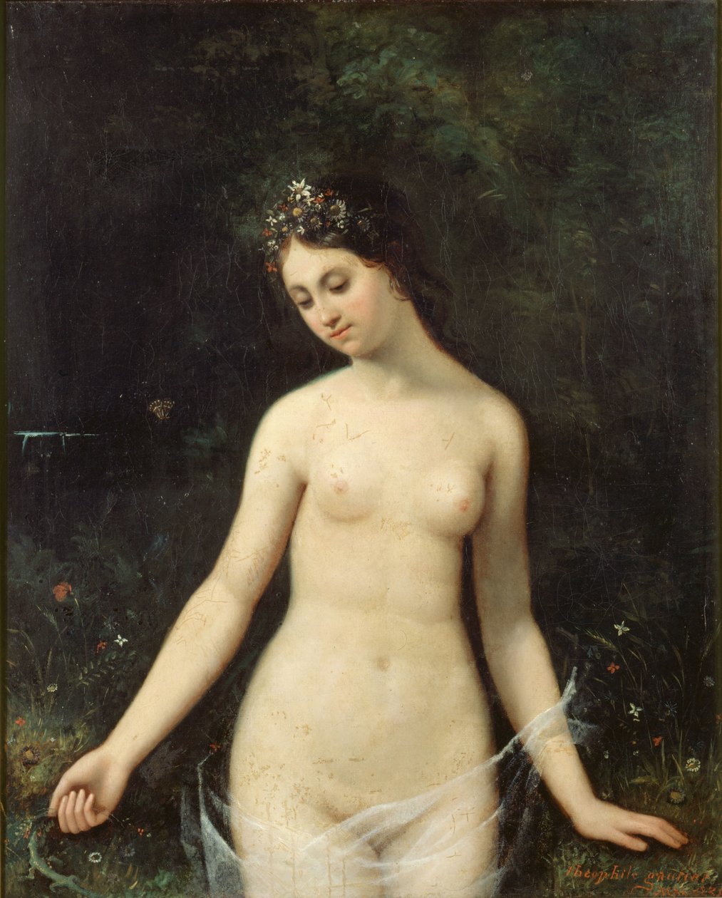 Junge nackte Frau, 1831 von Theophile Gautier