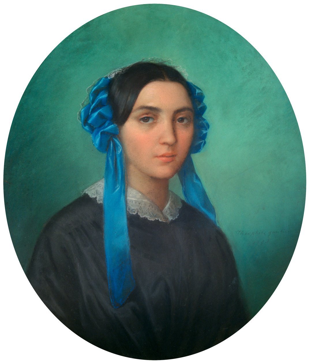 Porträt eines jungen Mädchens von Theophile Gautier