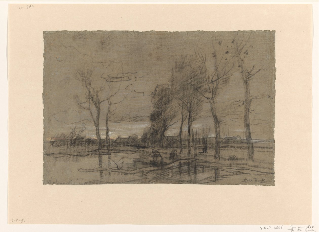 Herbstlandschaft von Theophile de Bock