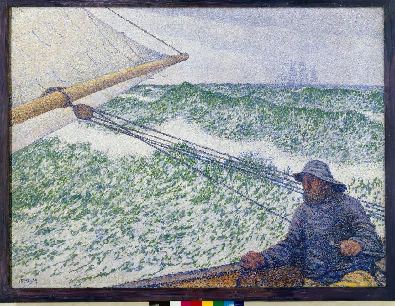 Der Mann am Steuer von Théo van Rysselberghe