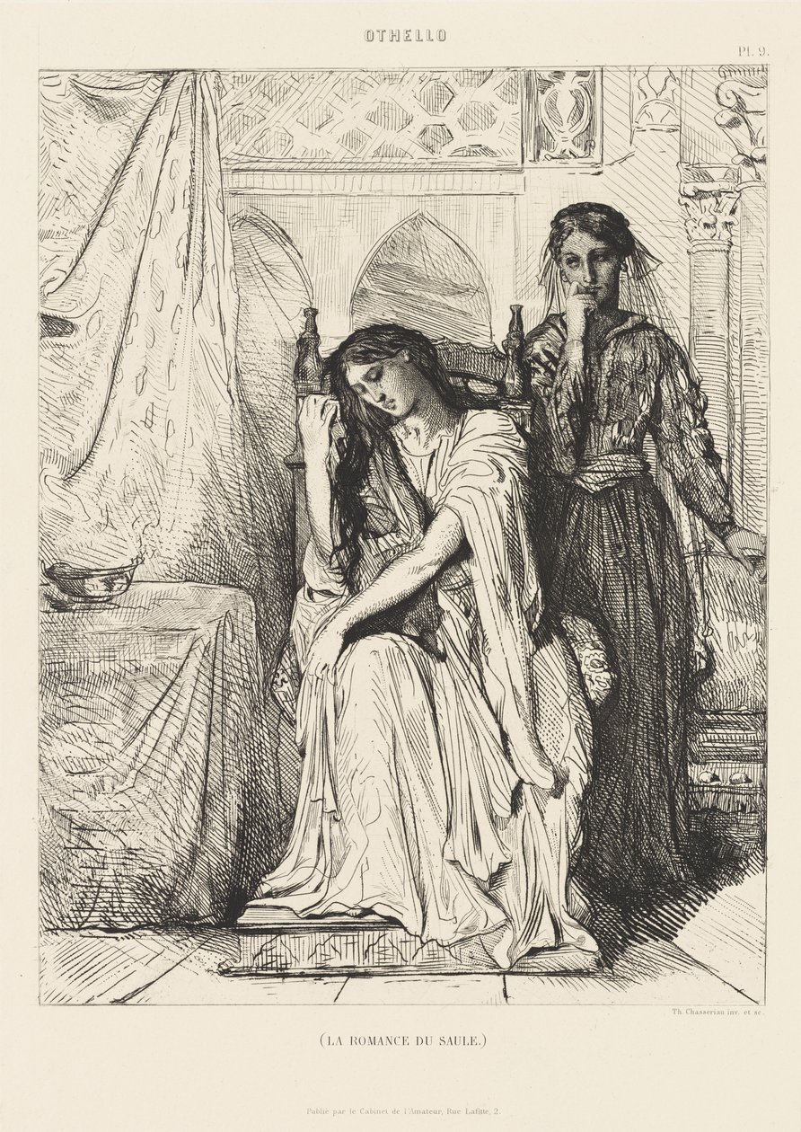 Othello Suite, Nr. 9 von Théodore Chassériau