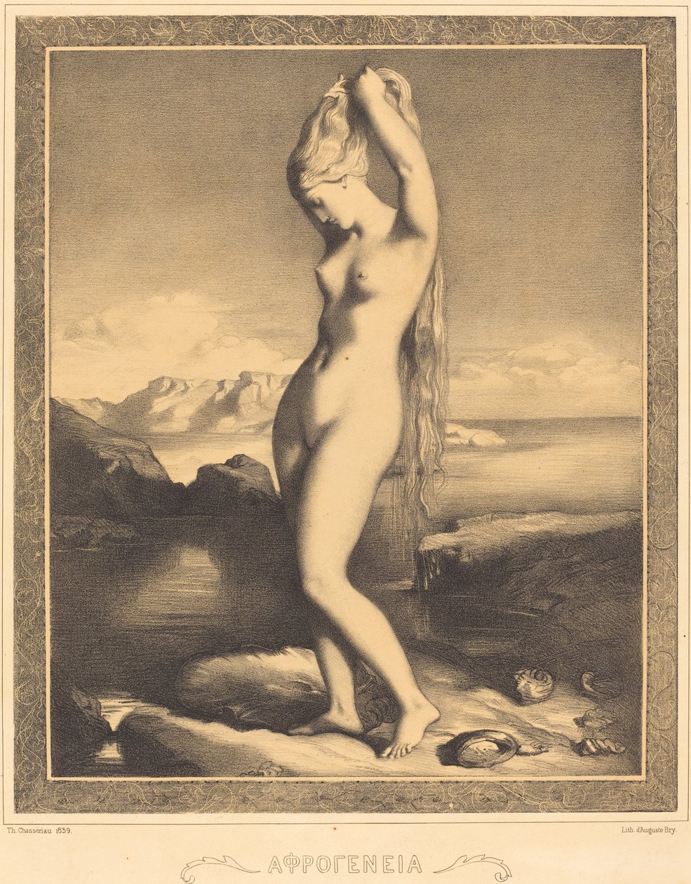 Venus Anadyomene von Théodore Chassériau