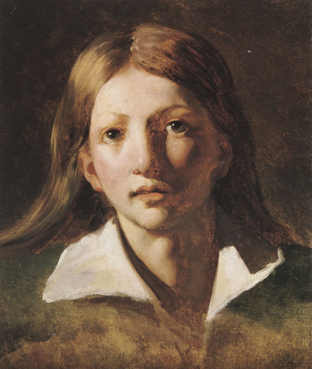 Porträtstudie eines Jugendlichen von Theodore Gericault