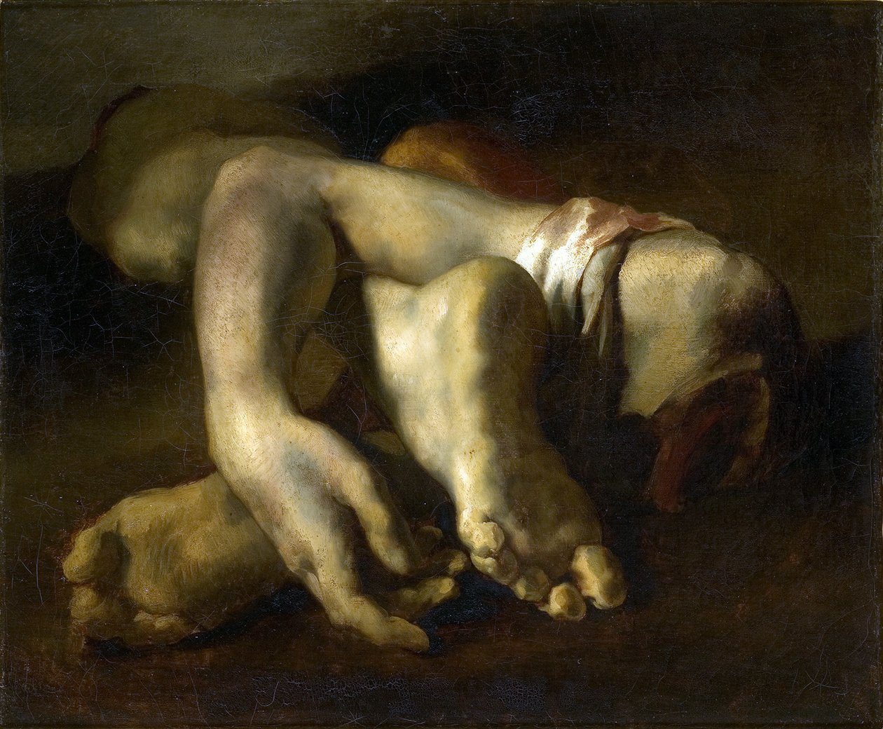 Studie von Füßen und Händen von Theodore Gericault