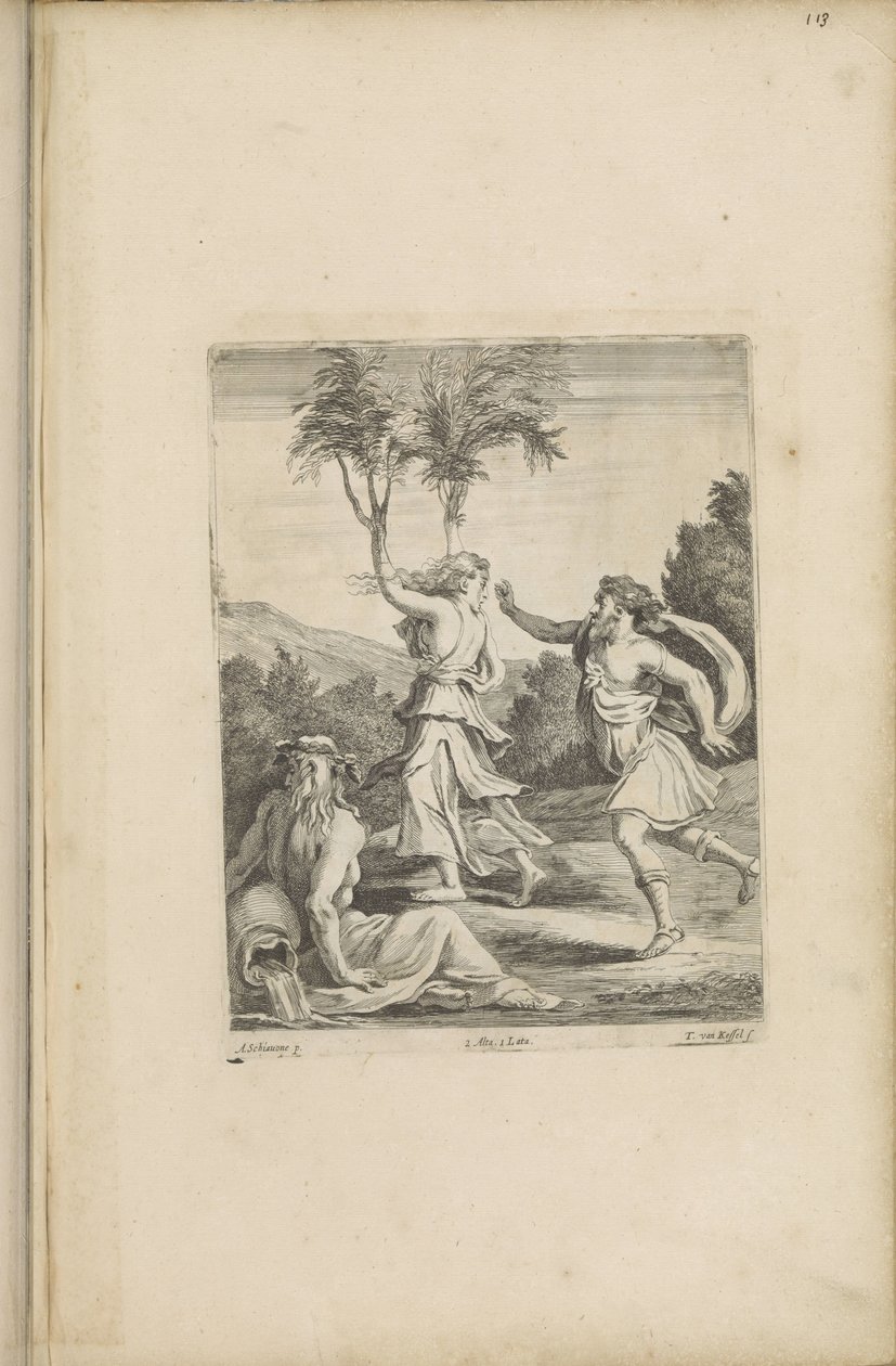 Apollo und Daphne von Théodorus van Kessel