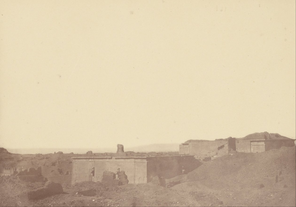 Überblick über den Tempel von Edfu von Théodule Devéria