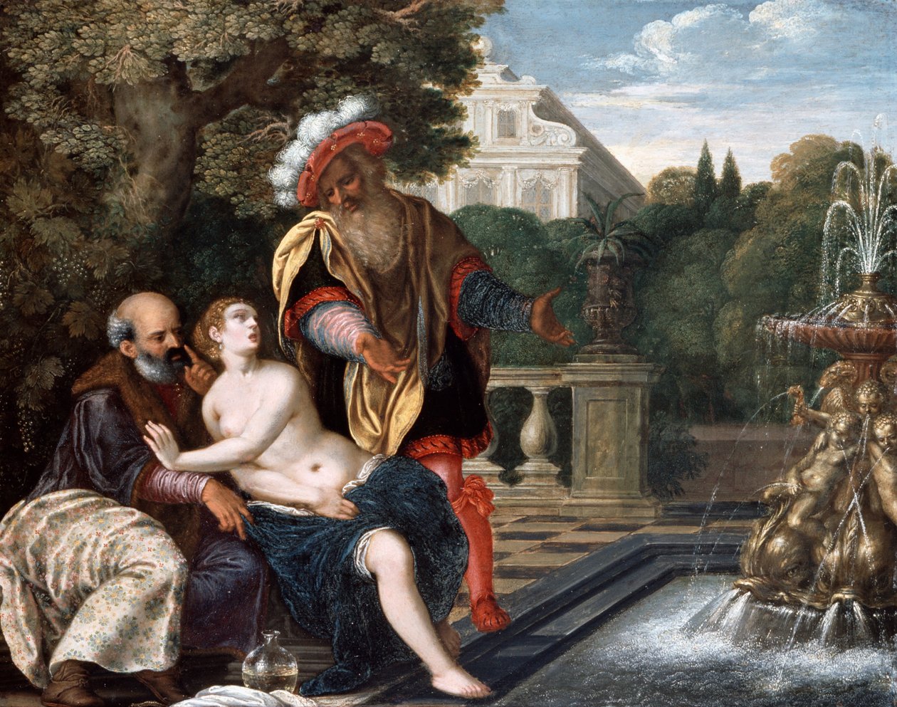 Susanna und die Ältesten von Jakob Ernst Thomann von Hagelstein