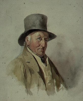 Thomas Worley, Gerichtsvollzieher in Ashurst, im Alter von 83 Jahren von Thomas Allom