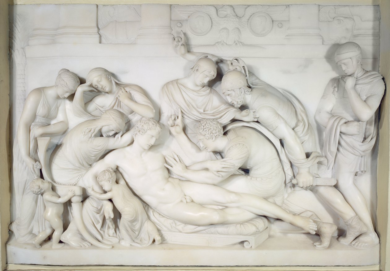 Der Tod des Germanicus, ca. 1774 von Thomas Banks
