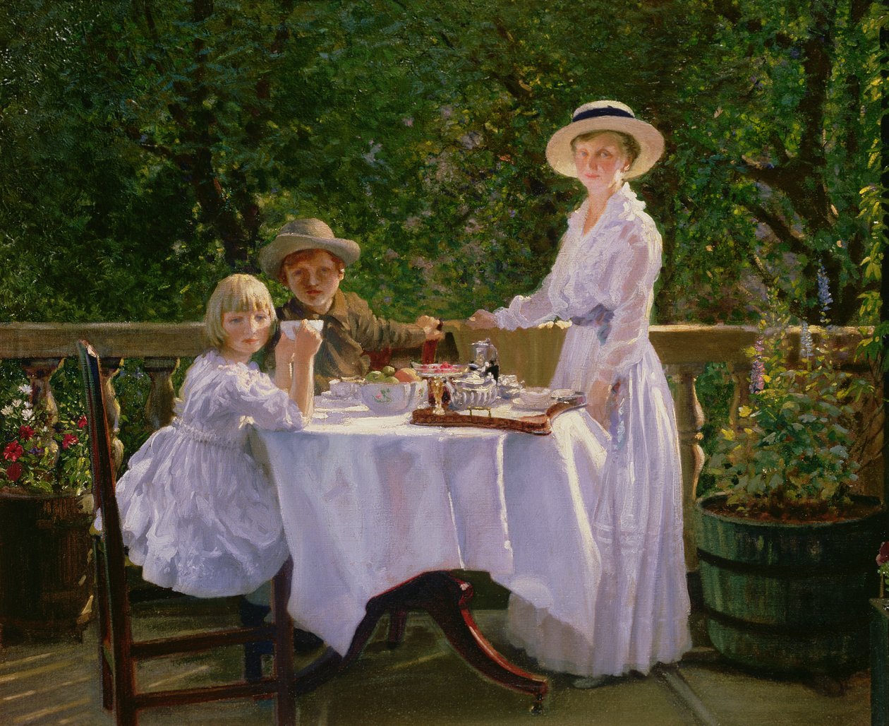 Sommernachmittagstee von Thomas Barrett
