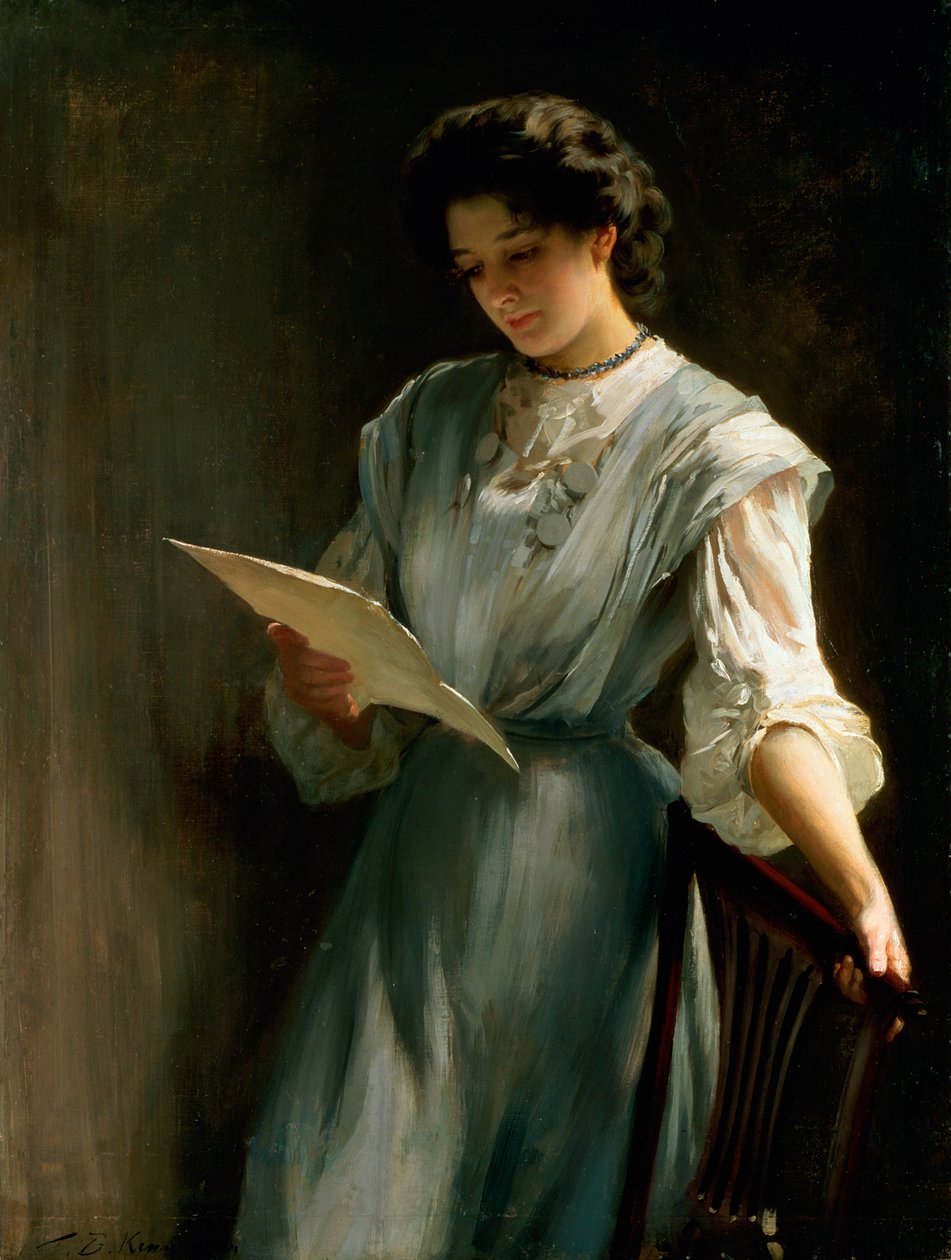 Den Brief lesen von Thomas Benjamin Kennington