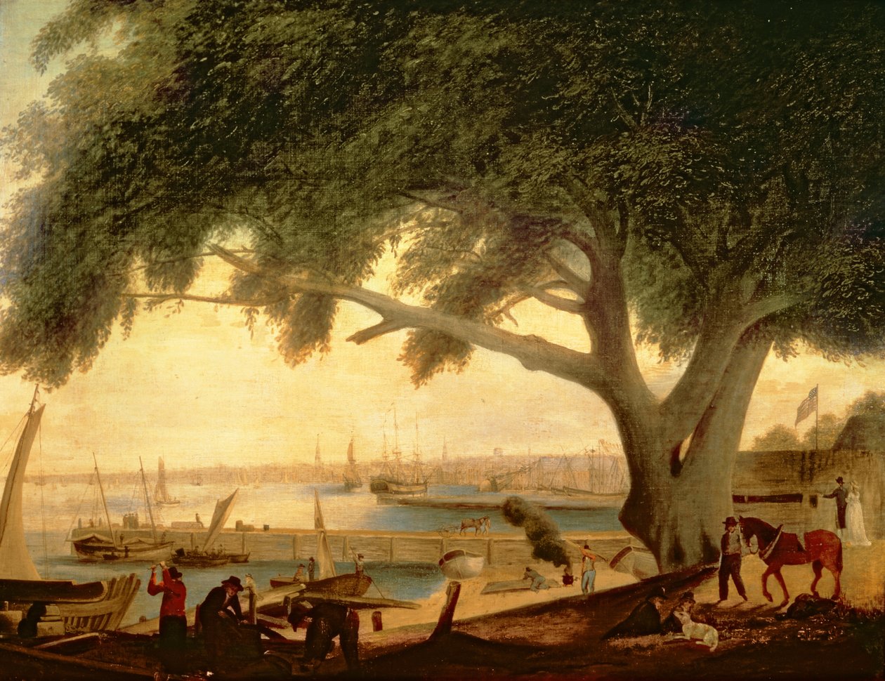 Penns Vertragseiche von Thomas Birch