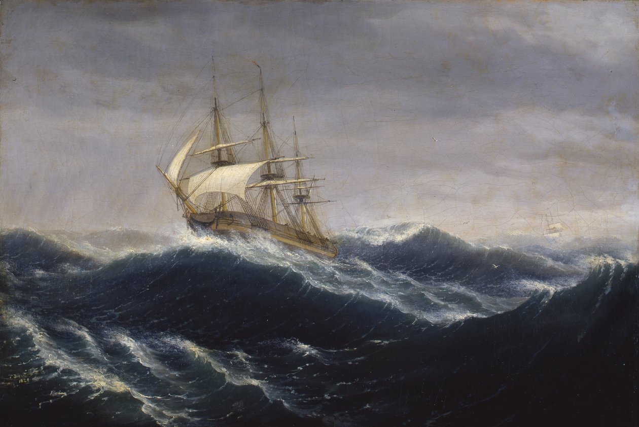 Das Schiff Ohio, 1829 von Thomas Birch